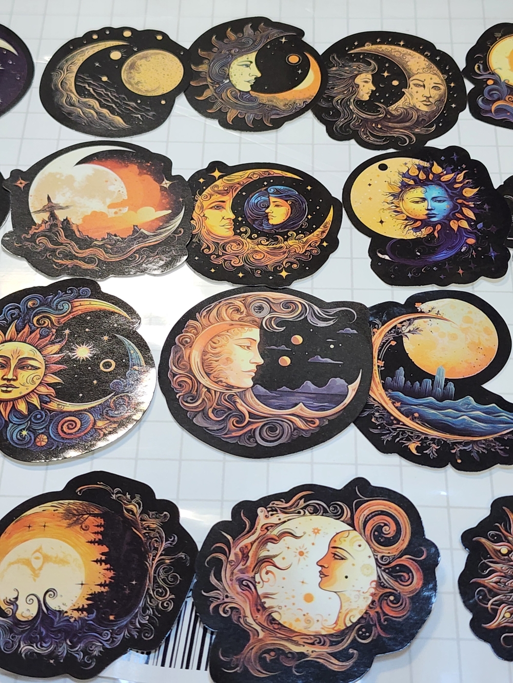 50 Celestial Moon & Sun Sticker - Picture 3 of 7